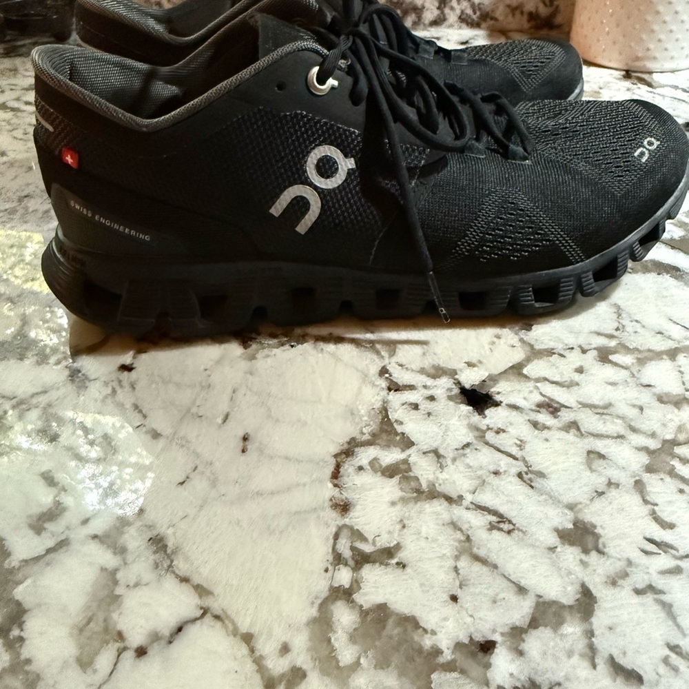 On Running Black Athletic Shoes